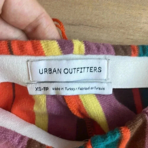 4/$25 Urban Outfitters Bali Flare Leg Striped Pants Sz XS - Picture 6 of 7